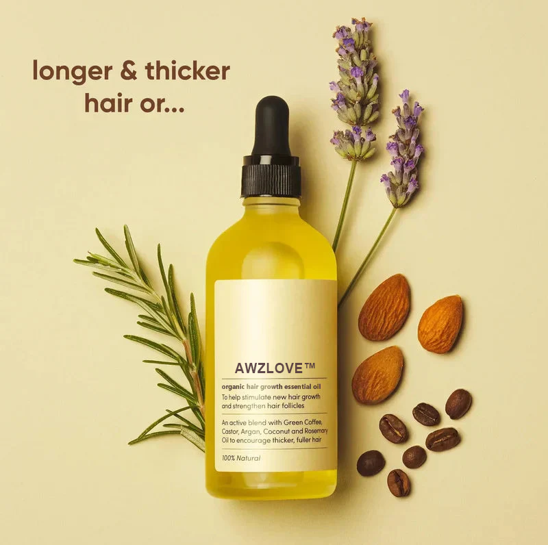 Awzlove™ Natural Hair Growth Oil – Evergreen