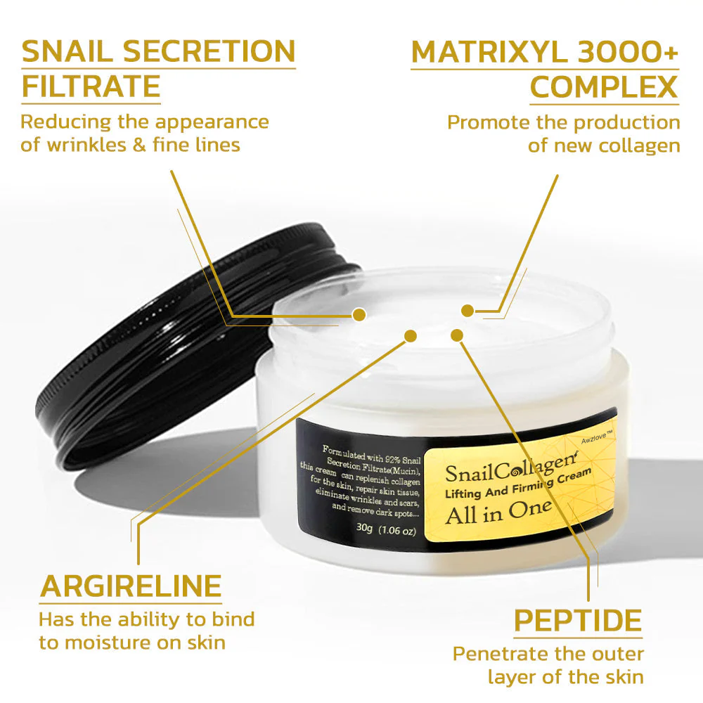 Awzlove™ Peptides Snailcollagen Lifting And Firming Cream🔥70% Off for a Limited Time!)🎉